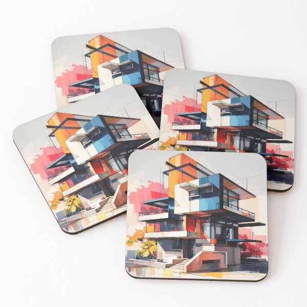 Item preview, Explore "Simplistic & Minimalistic Japanese House" Architecture with a Bauhaus Touch designed and sold by ArtificialGenes.
