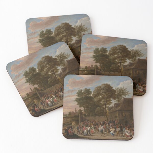 Item preview, Peasants Dancing and Feasting by David Teniers the Younger designed and sold by My Artprintz.
