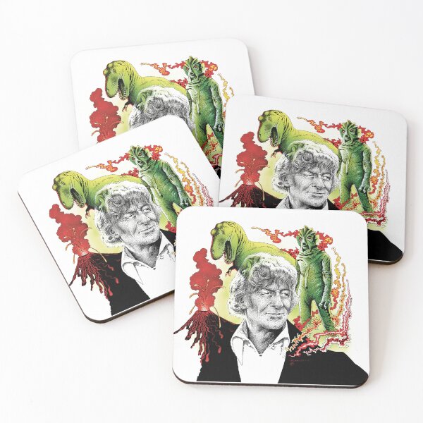 Item preview, The 3rd Doctor and the Cave Monsters designed and sold by House of Achilleos.