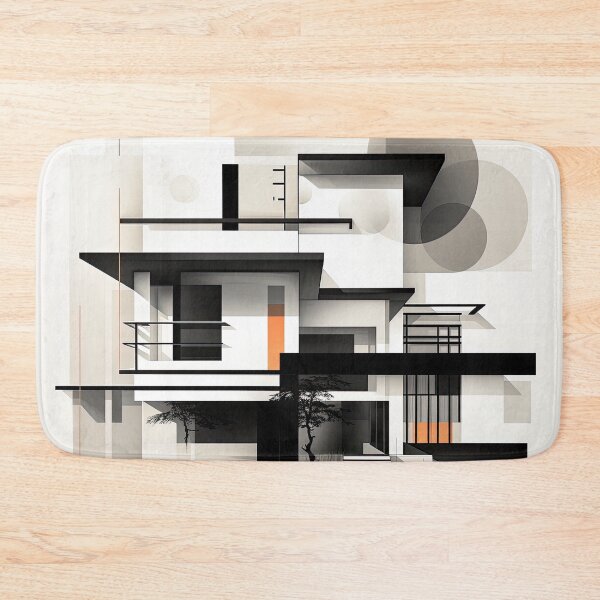 Item preview, Explore "Simplistic & Minimalistic Japanese House" Architecture with a Bauhaus Touch designed and sold by ArtificialGenes.