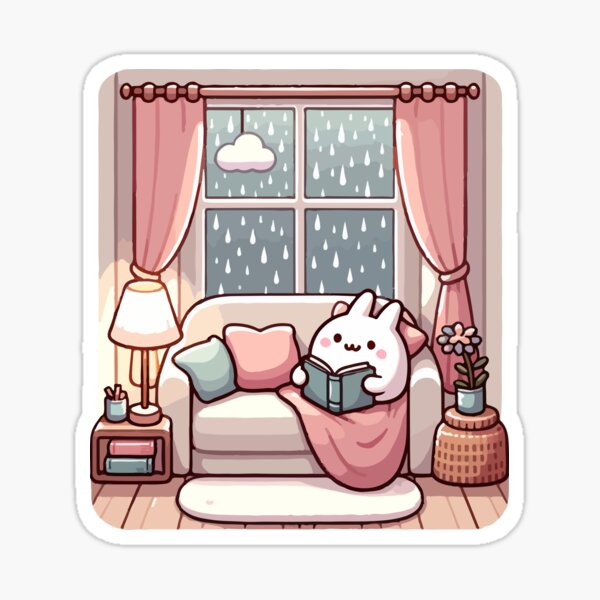 Item preview, Cozy Rainy Day Reading Nook designed and sold by OniumEth.