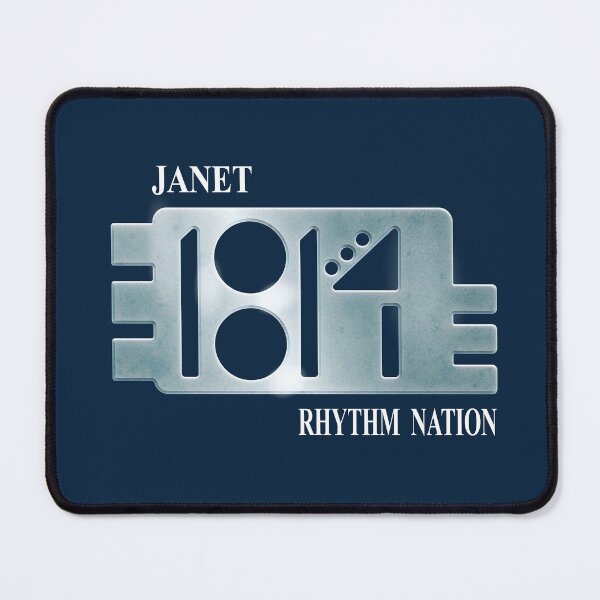 Item preview, Rhythm Nation 1814 - badge pin - (Janet Jackson) designed and sold by SWG Mixes & Merchandise.