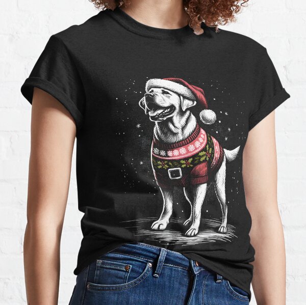 Ladies labrador christmas on sale jumper