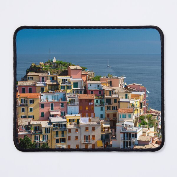 Item preview, View on the cliff town of Manarola, one of the colorful Cinque Terre on the Italian west coast designed and sold by Dolfilms.