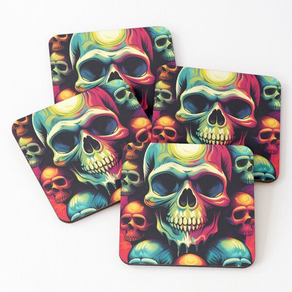 Item preview, alienlove 23 good mood lucky funny skull designed and sold by alienlove-8.