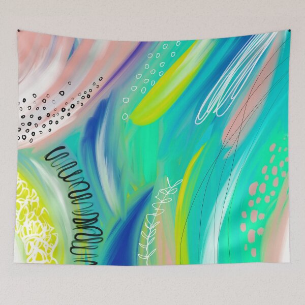 Item preview, Colorful Abstract Painting designed and sold by MyArt23.