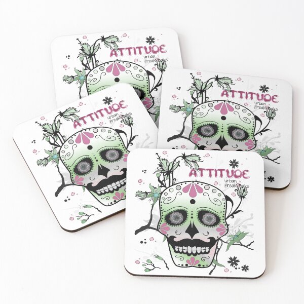 Item preview, SKULL WITH FLOWERS designed and sold by inarausch2023.