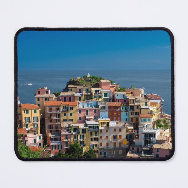Item preview, View on the cliff town of Manarola, one of the colorful Cinque Terre on the Italian west coast designed and sold by Dolfilms.