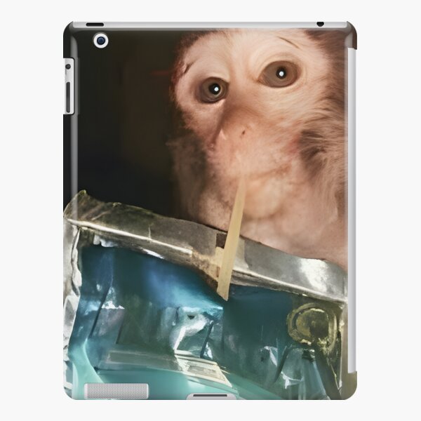 Laughing Monkey Saying Hii iPad Case & Skin for Sale by Ani1111