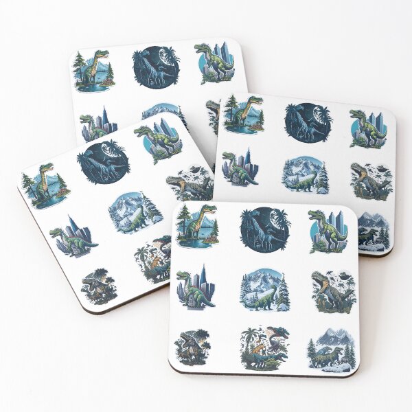 Item preview, Complete package funny adhesive dinosaurs decorations for school designed and sold by Carlos Gudino.