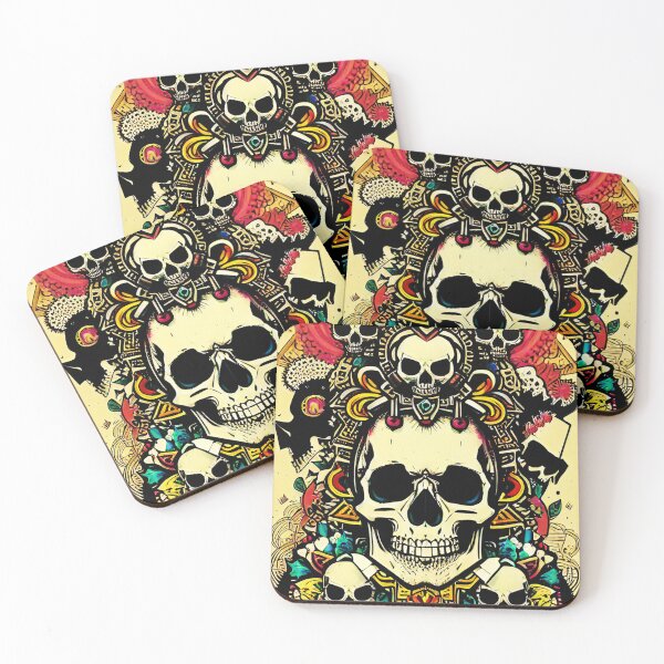 Item preview, alienlove 25 good mood lucky funny skull designed and sold by alienlove-8.