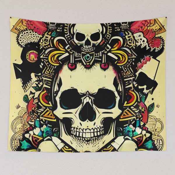 Item preview, alienlove 25 good mood lucky funny skull designed and sold by alienlove-8.