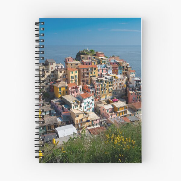 Item preview, View on the cliff town of Manarola, one of the colorful Cinque Terre on the Italian west coast designed and sold by Dolfilms.