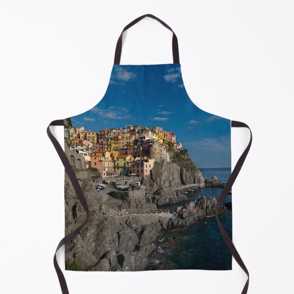 Item preview, View on the cliff town of Manarola, one of the colorful Cinque Terre on the Italian west coast designed and sold by Dolfilms.