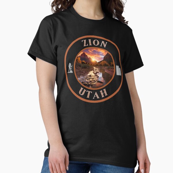 Vista previa del artículo con la obra «Parque Nacional Zion, Utah», diseñado y vendido por MojaveTradePost.