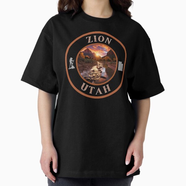 Vista previa del artículo con la obra «Parque Nacional Zion, Utah», diseñado y vendido por MojaveTradePost.
