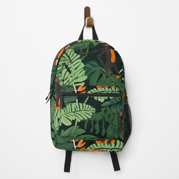 Item preview, Mischevious monkey stealing fruit from a village market designed and sold by StrawberryJolly.