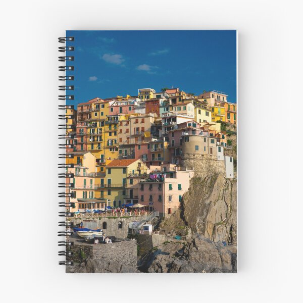 Item preview, View on the cliff town of Manarola, one of the colorful Cinque Terre on the Italian west coast designed and sold by Dolfilms.