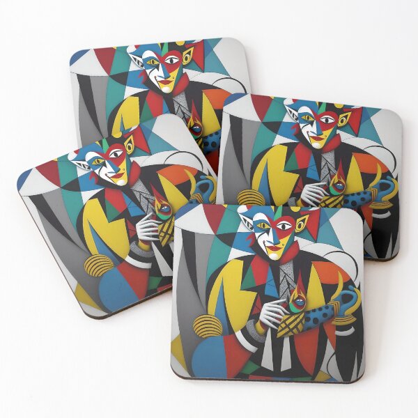 Item preview, Jester: A Colorful and Geometric Artwork  designed and sold by artmanikin.