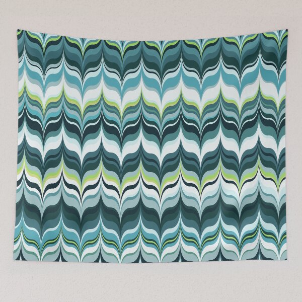 Item preview, Marbled in Blue designed and sold by Sarah Farooqi.