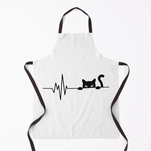 Item preview, Cat Eyes Heartbeat - Black designed and sold by BababuuuPrint.
