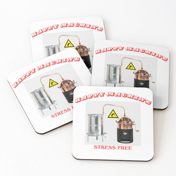 Item preview, Happy machine, stress free designed and sold by luckyaca.