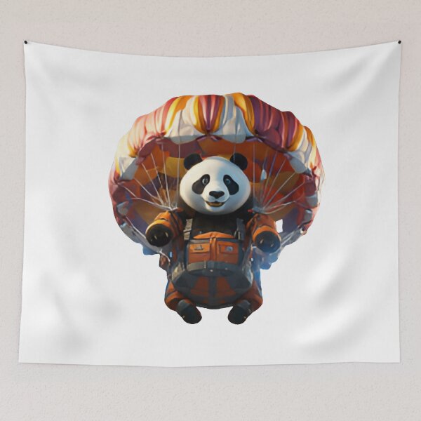 Item preview, The panda is a skydiver designed and sold by EstiArts.