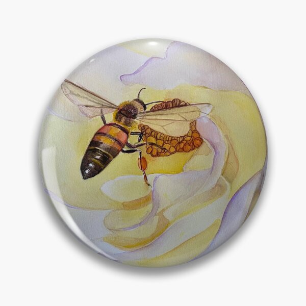 Item preview, Honey Bee in Watercolor designed and sold by WyoClements.