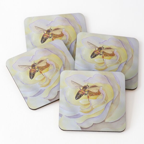 Item preview, Honey Bee in Watercolor designed and sold by WyoClements.