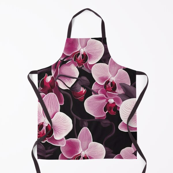 Item preview, Orchid pathway in a botanical garden, a floral journey designed and sold by StrawberryJolly.