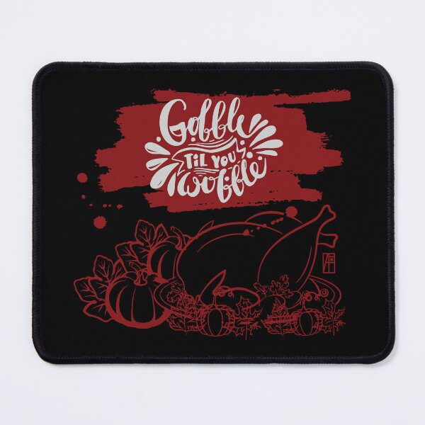 Item preview, Gobble til you wobble - Happy Thanksgiving Day - Funny Turkey designed and sold by ArtProjectShop.