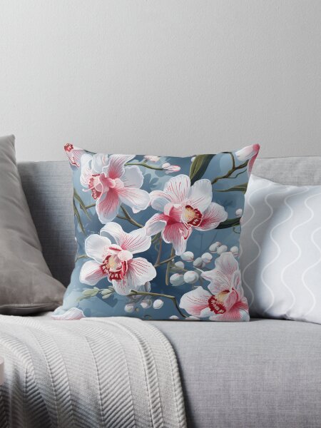 Item preview, Radiant orchid blooms in a serene garden oasis designed and sold by StrawberryJolly.