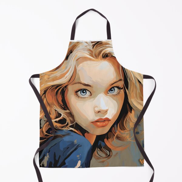 Item preview, Beautiful Girl With Mesmerizing Gaze designed and sold by inkArtistryfine.