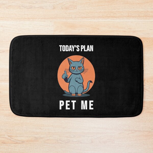 Item preview, Today's Plan Pet me! Cat designed and sold by Qlutique.