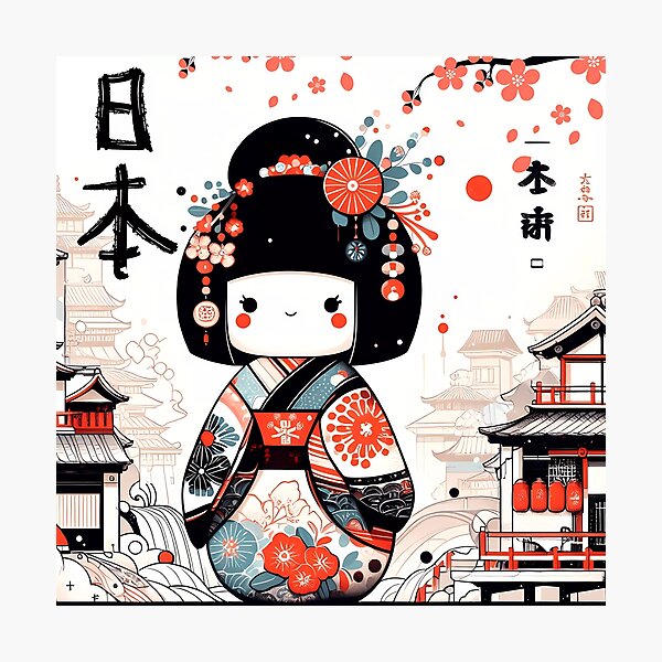 Item preview, Kokeshi doll from Japan designed and sold by IAPICTURE.