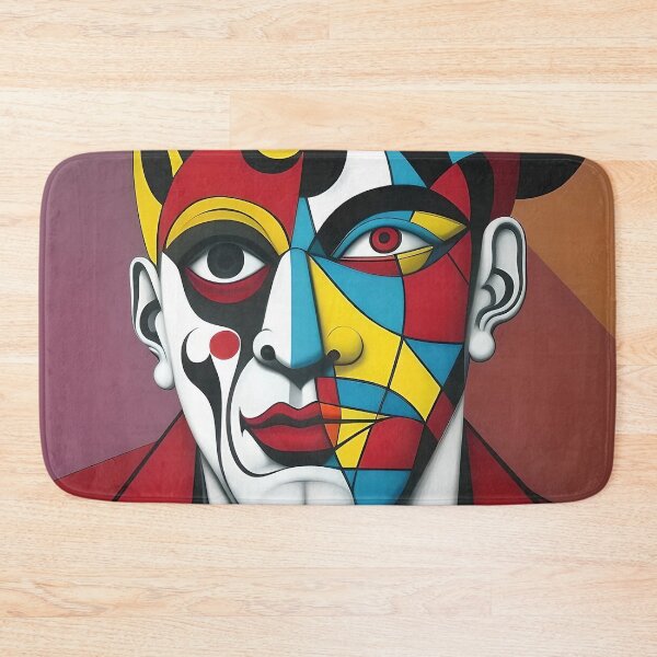 Item preview, A Colorful and Geometric Artwork that Challenges the Viewers’ Expectations designed and sold by artmanikin.