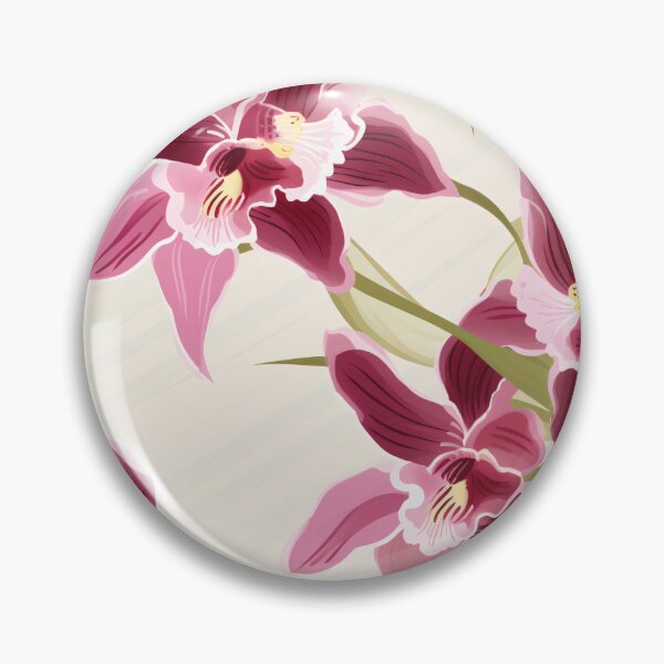Item preview, Orchid pathway in the garden, a floral escape designed and sold by StrawberryJolly.