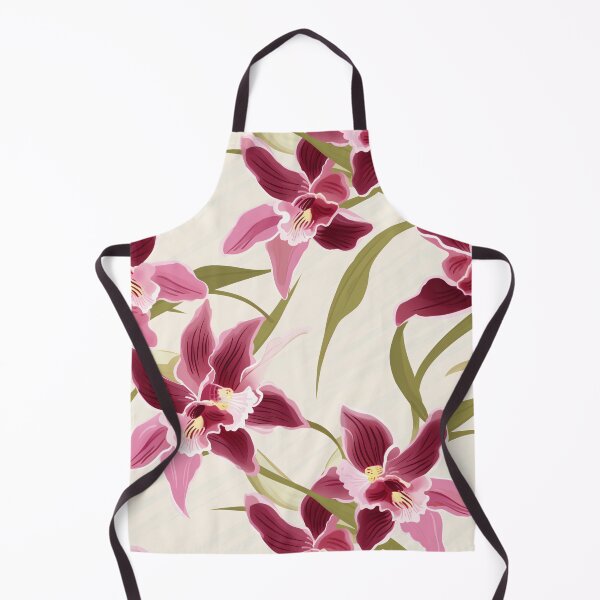 Item preview, Orchid pathway in the garden, a floral escape designed and sold by StrawberryJolly.