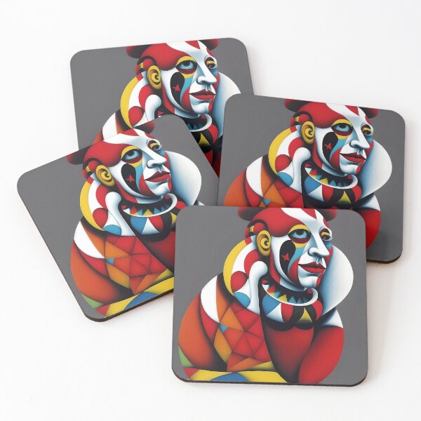 Item preview, Abstract Jester: A Masterpiece of Color designed and sold by artmanikin.
