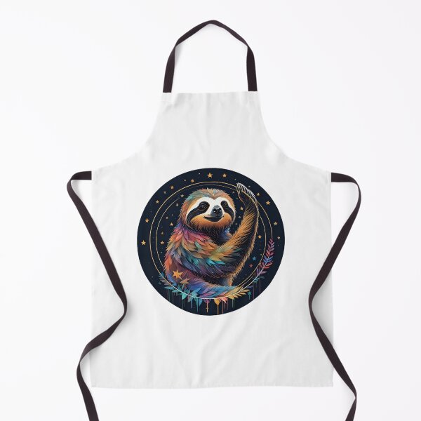 Item preview, Abstract Geometric Sloth Hanging from the Stars #1 designed and sold by Qlutique.