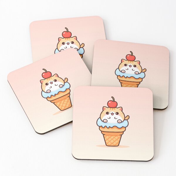 Item preview, Ice Cream Kitten designed and sold by Rebecca Agra.