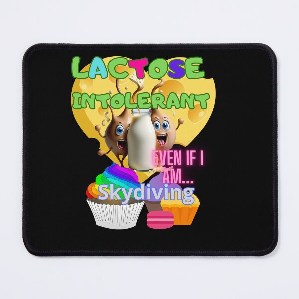 Item preview, LACTOSE FREE LACTOSE INTOLERANT SKYDIVING designed and sold by carlos crane.