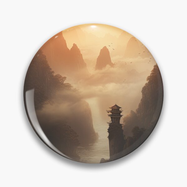 Item preview, Chinese Mountains (Variation) designed and sold by OccultDreams.