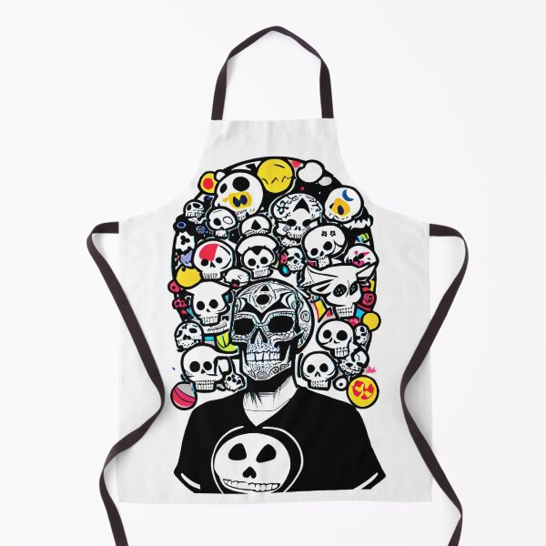Item preview, alienlove 26 good mood lucky funny skull designed and sold by alienlove-8.