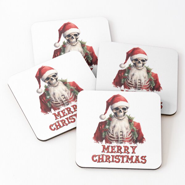 Item preview, Merry Christmas Skeleton Santa designed and sold by OutbreakDesigns.