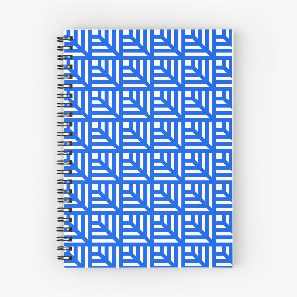 Item preview, Blue and white Squares Pattern designed and sold by Patternliss.