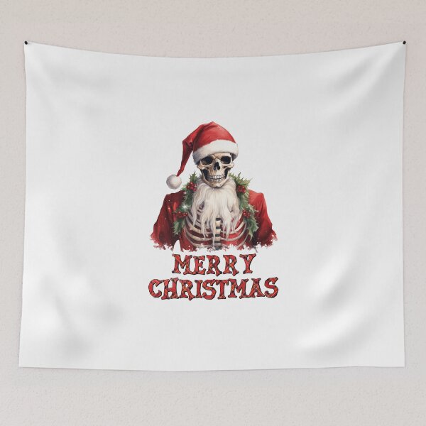 Item preview, Merry Christmas Skeleton Santa designed and sold by OutbreakDesigns.