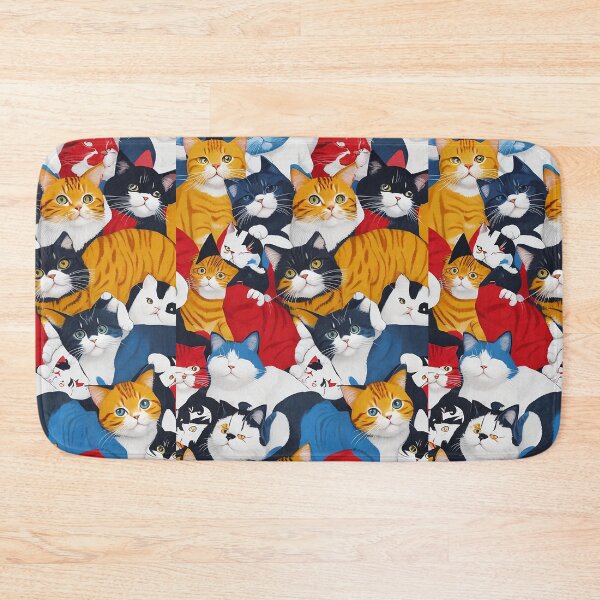 Item preview, kitten pattern designed and sold by D-dreams.