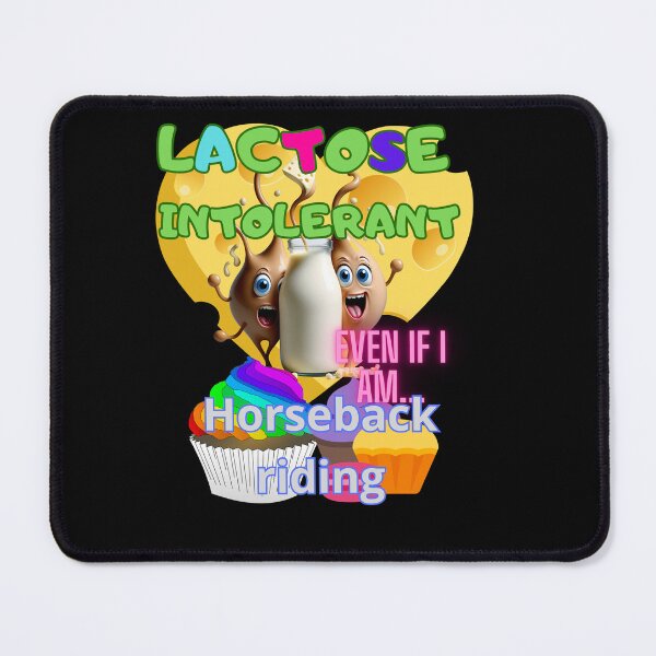 Item preview, LACTOSE FREE LACTOSE INTOLERANT HORSEBACK RIDING designed and sold by carlos crane.