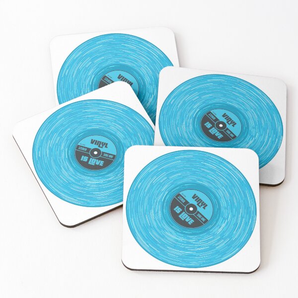 Item preview, Blue Vinyl Love designed and sold by animinimal.